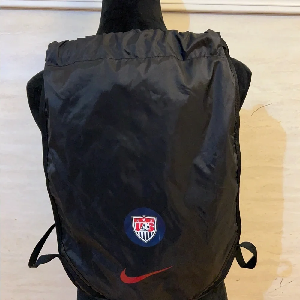 Nike USMNT Heritage Black Backpack with Red Nike Swoosh